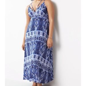 City Chic Dresses - Tie Dye Blues Maxi Dress City Chic Dresses - Tie Dye Blues Maxi Dress